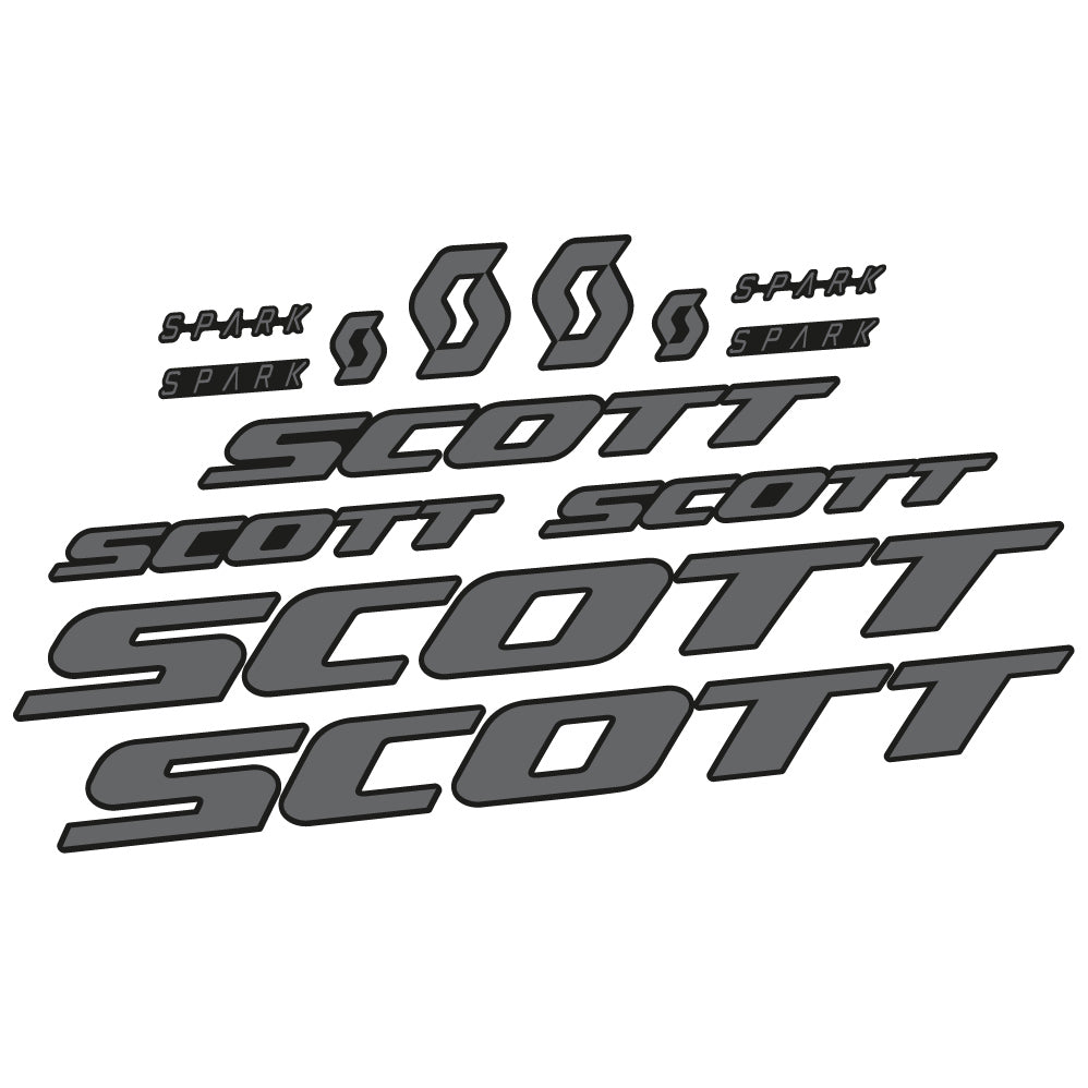 Stickers Scott Spark RC 2022 compatibles Autocollants cadre Route