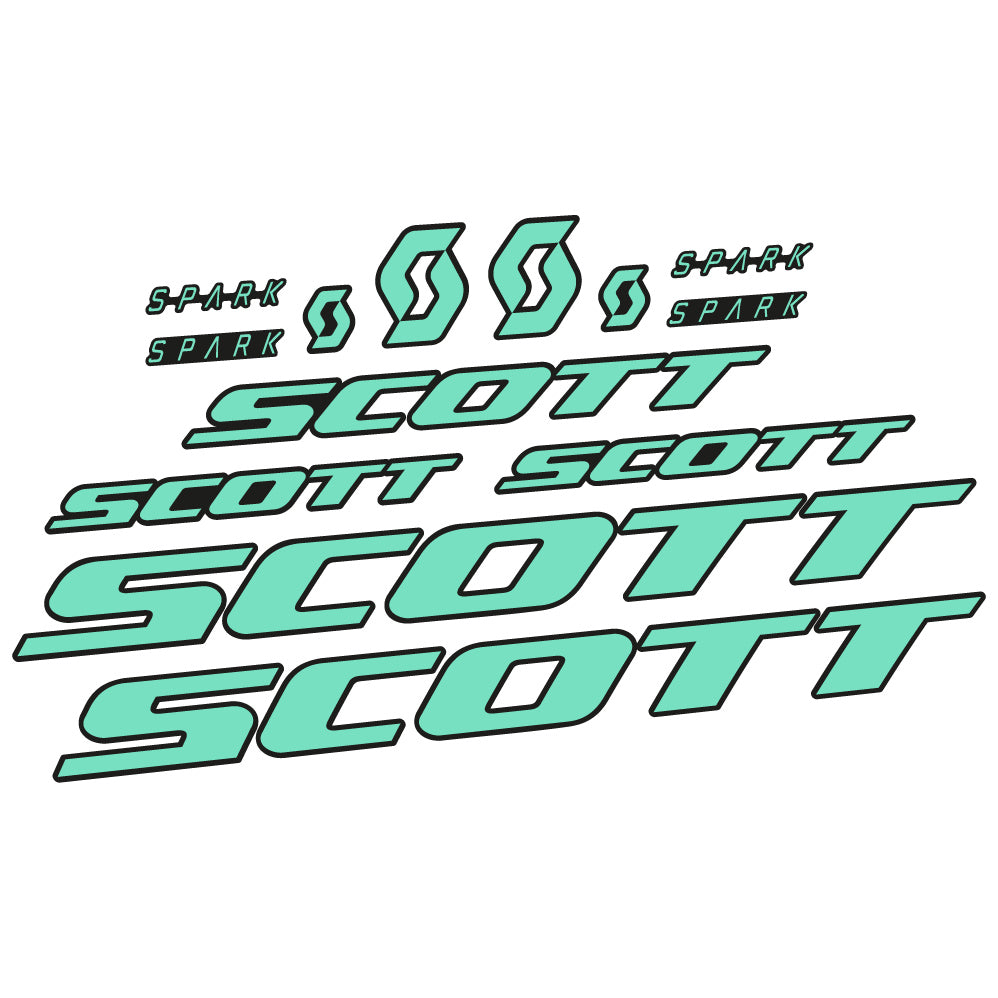 Stickers Scott Spark RC 2022 compatibles Autocollants cadre Route