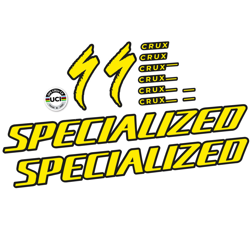 Stickers Specialized Crux 2022 compatibles - Autocollants cadre vélo