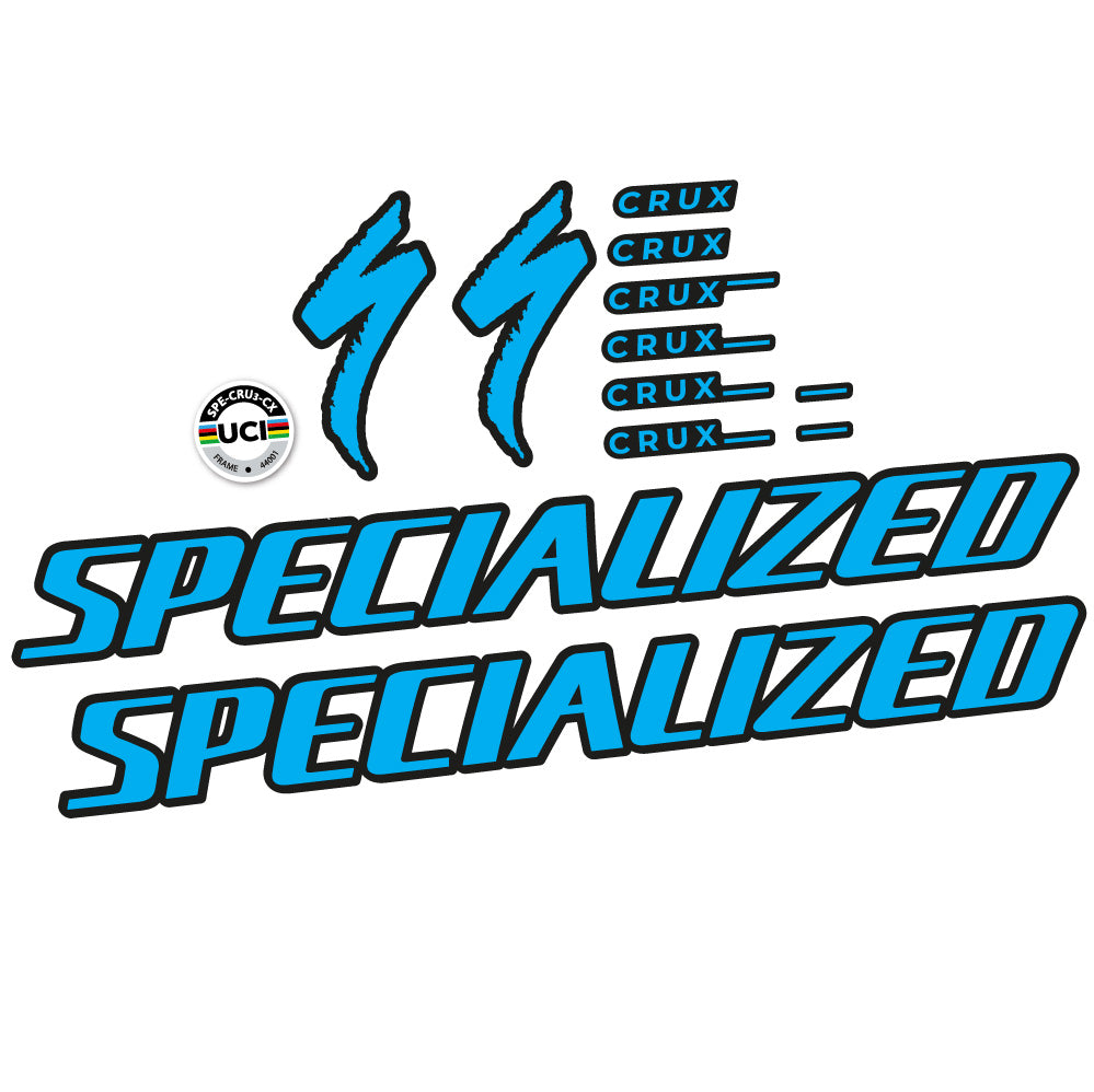 Stickers Specialized Crux 2022 compatibles - Autocollants cadre vélo