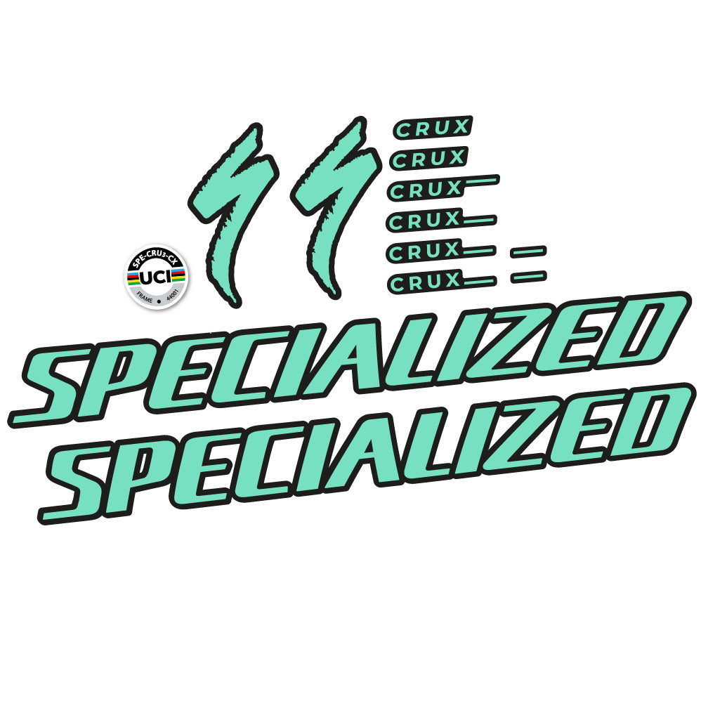 Stickers Specialized Crux 2022 compatibles - Autocollants cadre vélo