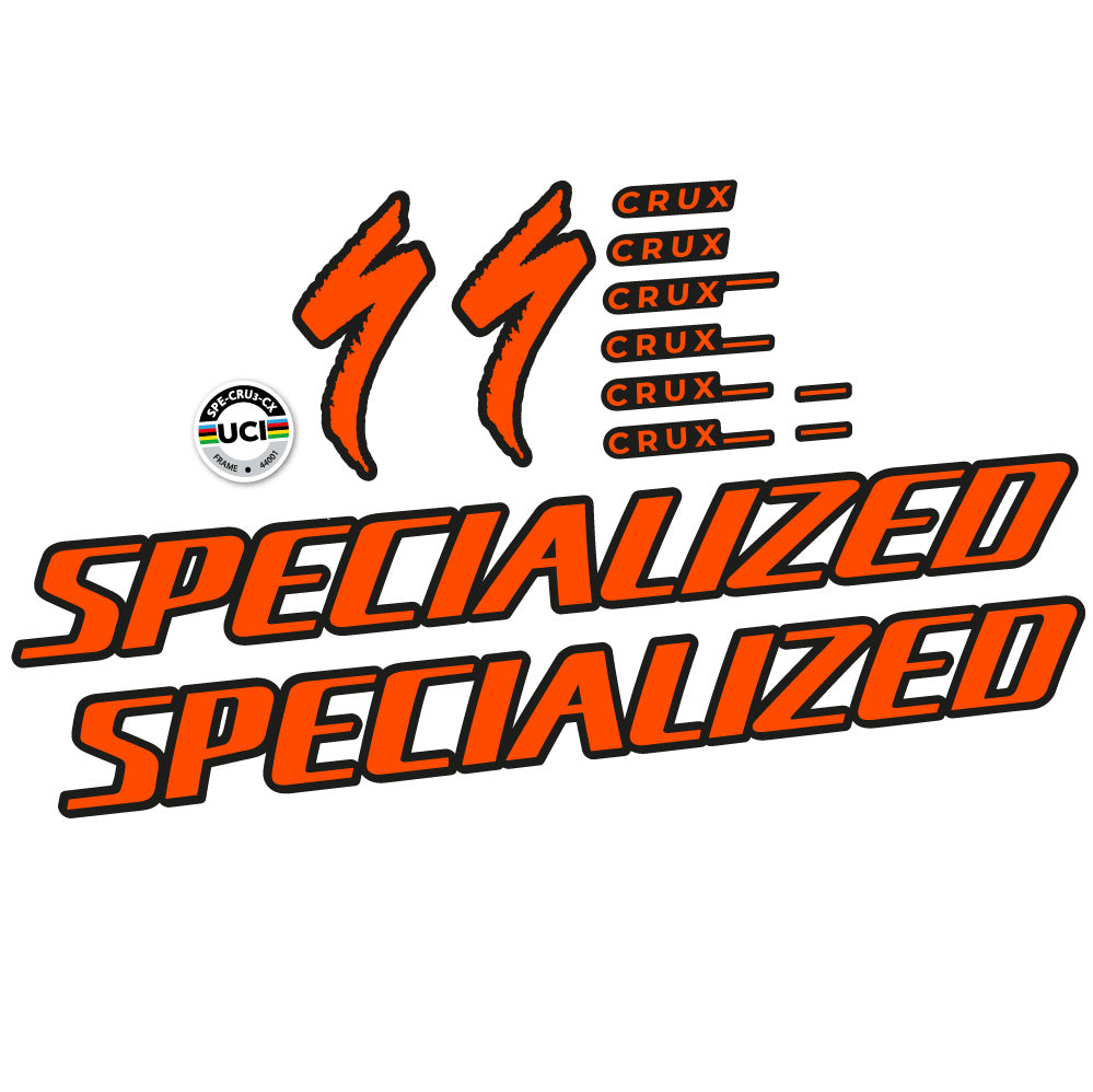 Stickers Specialized Crux 2022 compatibles - Autocollants cadre vélo