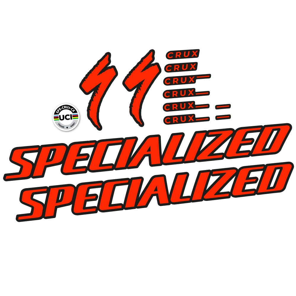 Stickers Specialized Crux 2022 compatibles - Autocollants cadre vélo