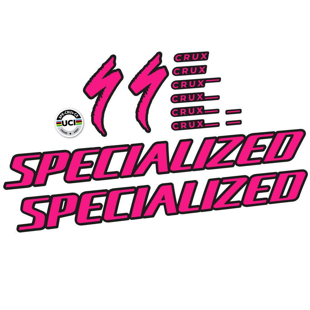 Stickers Specialized Crux 2022 compatibles - Autocollants cadre vélo