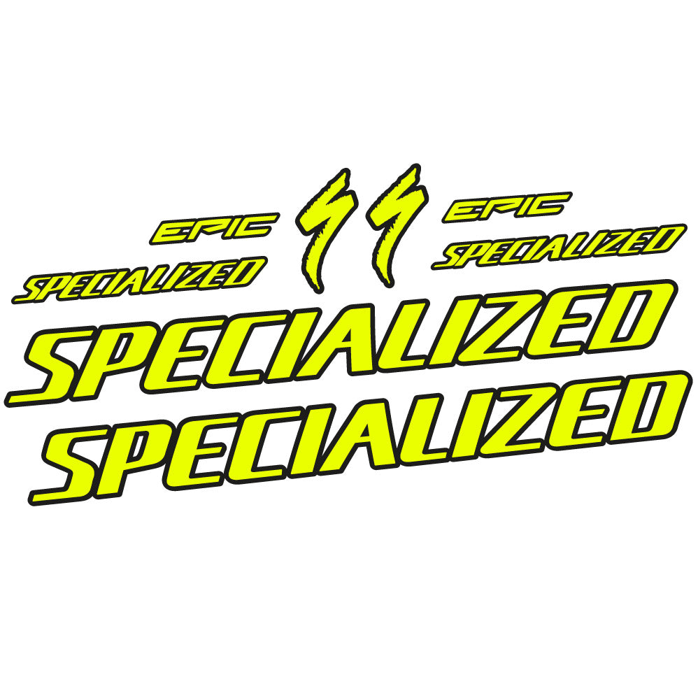 Stickers Specialized Epic HT 2022 compatibles Autocollants fourche