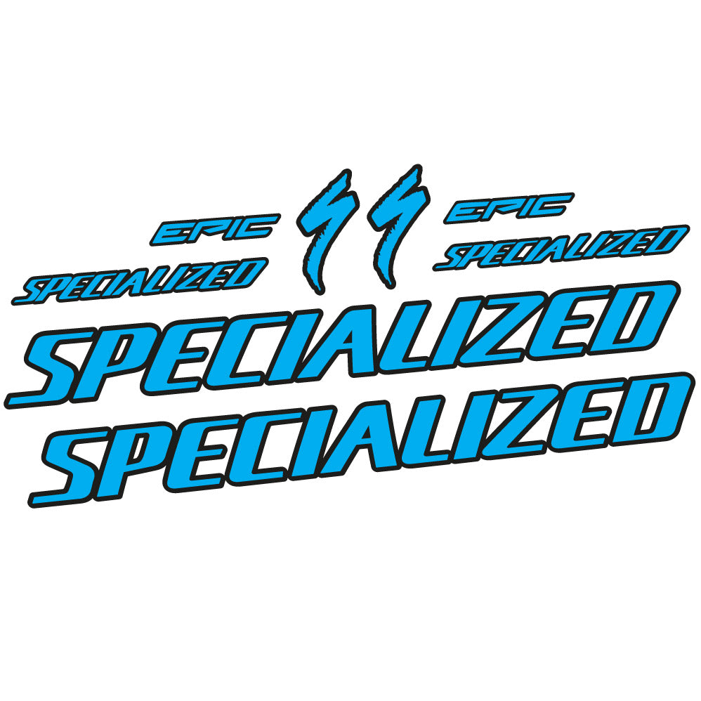 Stickers Specialized Epic HT 2022 compatibles Autocollants fourche
