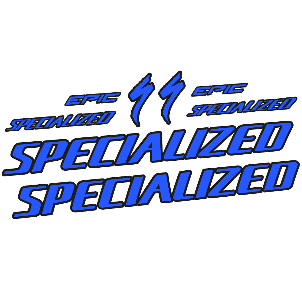 Stickers Specialized Epic HT 2022 compatibles - Autocollants fourche VTT