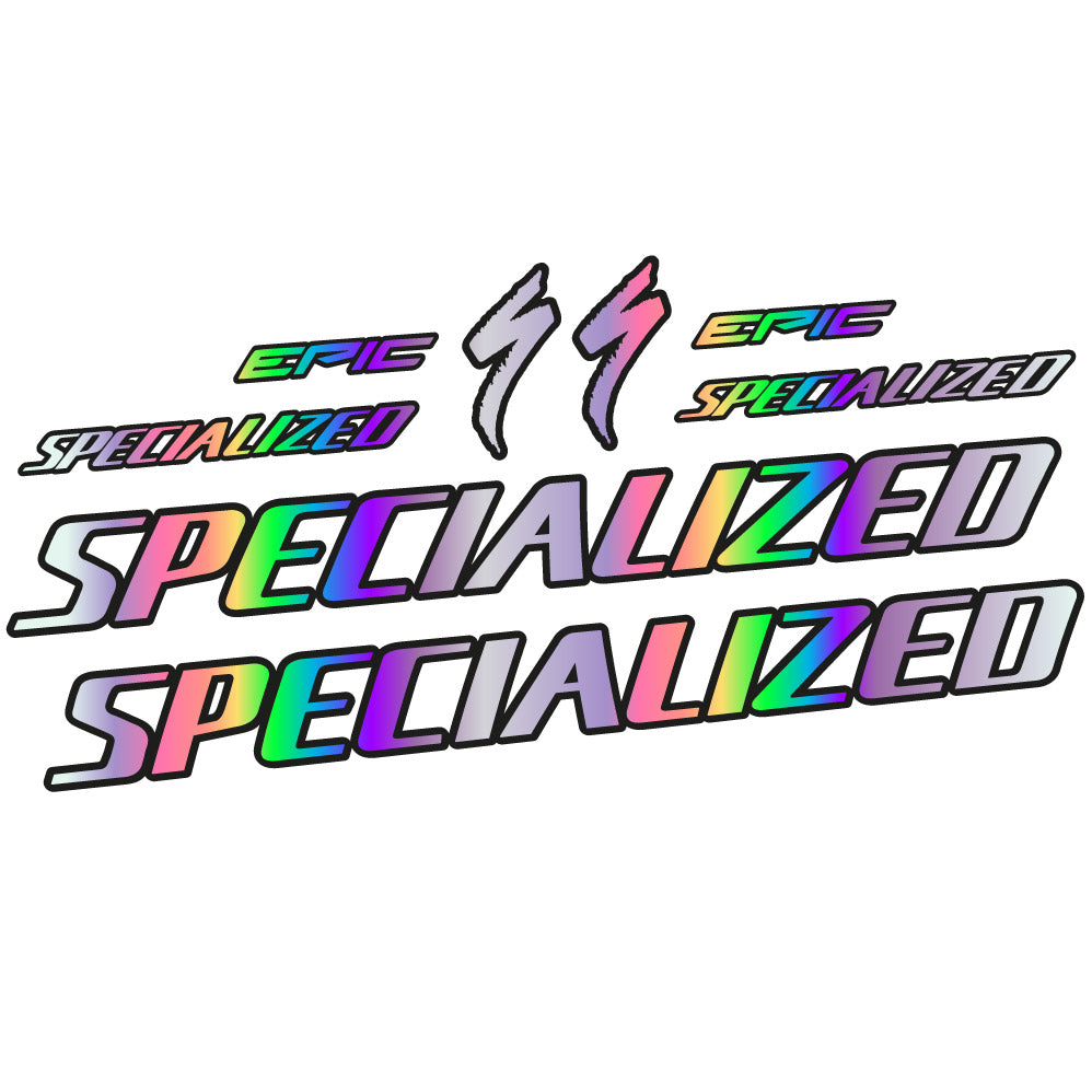 Stickers Specialized Epic HT 2022 compatibles Autocollants fourche