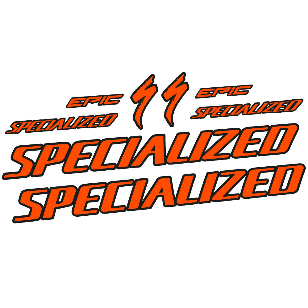 Stickers Specialized Epic HT 2022 compatibles Autocollants fourche