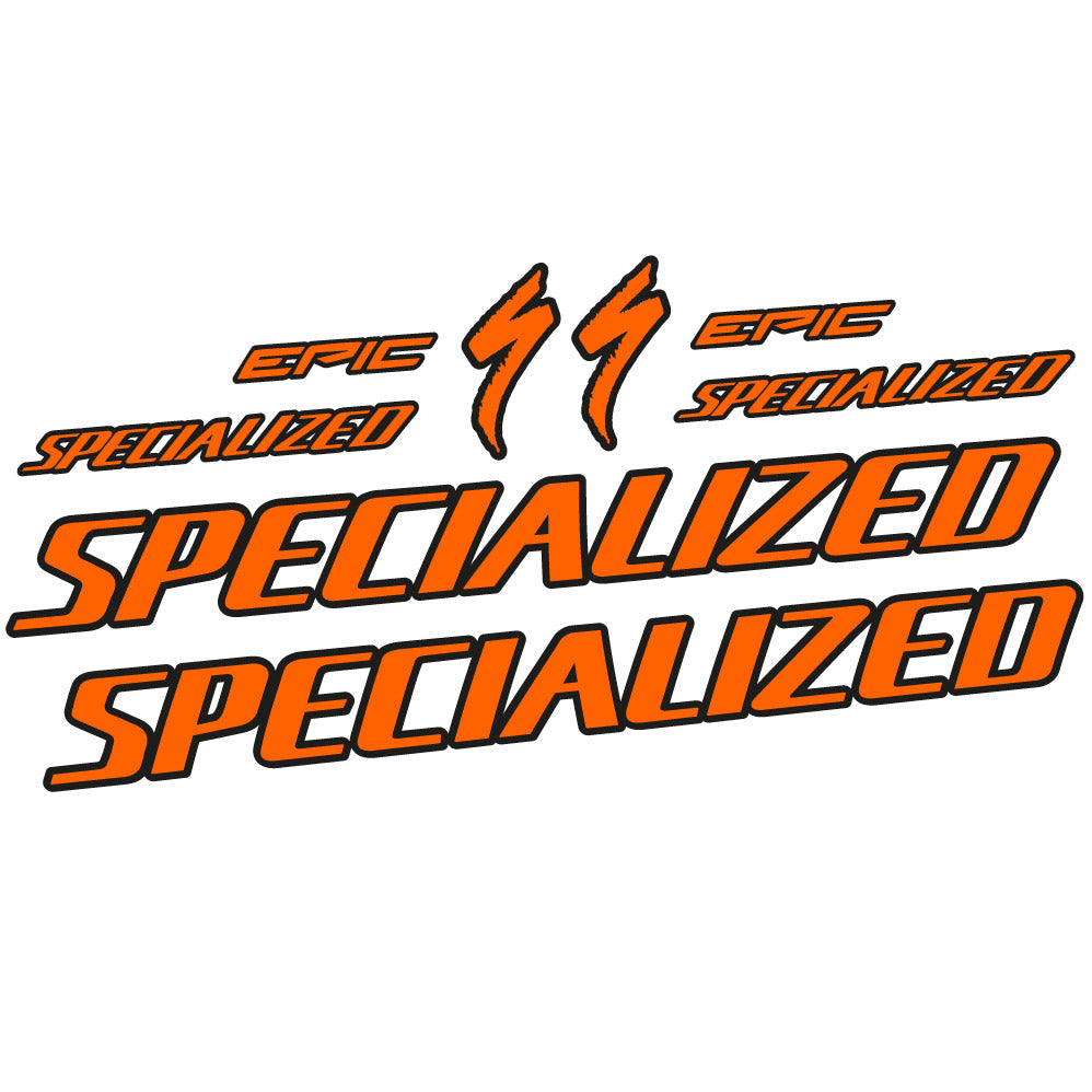 Stickers Specialized Epic HT 2022 compatibles - Autocollants fourche VTT