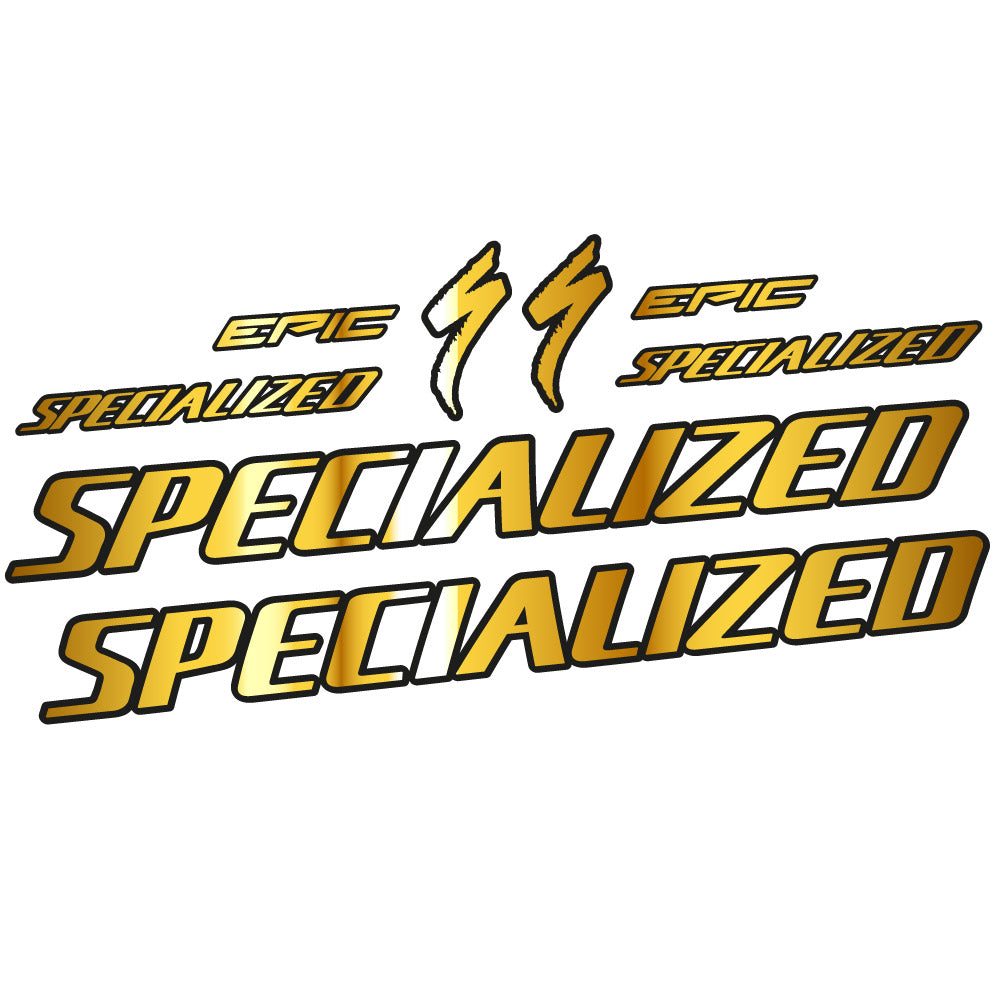 Stickers Specialized Epic HT 2022 compatibles - Autocollants fourche VTT