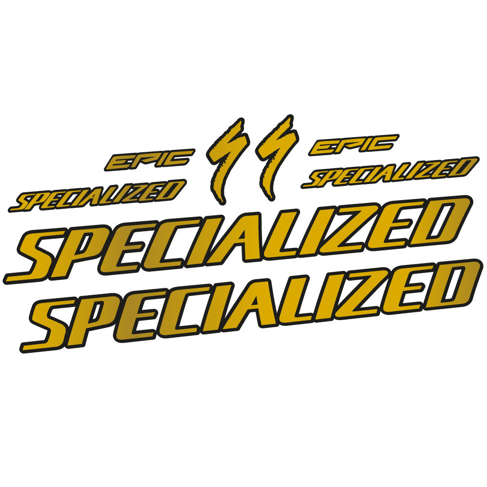 Stickers Specialized Epic HT 2022 compatibles - Autocollants fourche VTT