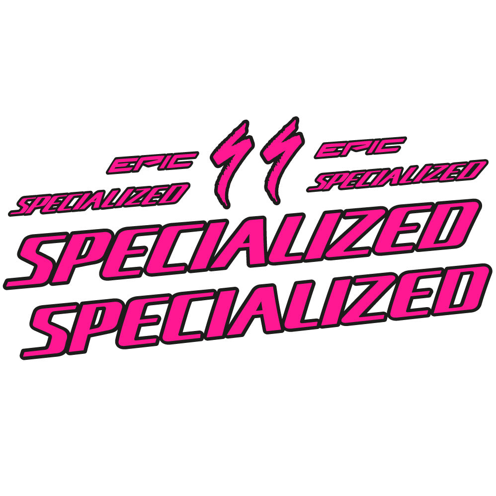 Stickers Specialized Epic HT 2022 compatibles - Autocollants fourche VTT