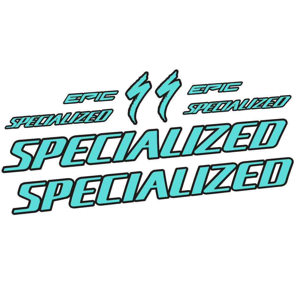 Stickers Specialized Epic HT 2022 compatibles - Autocollants fourche VTT