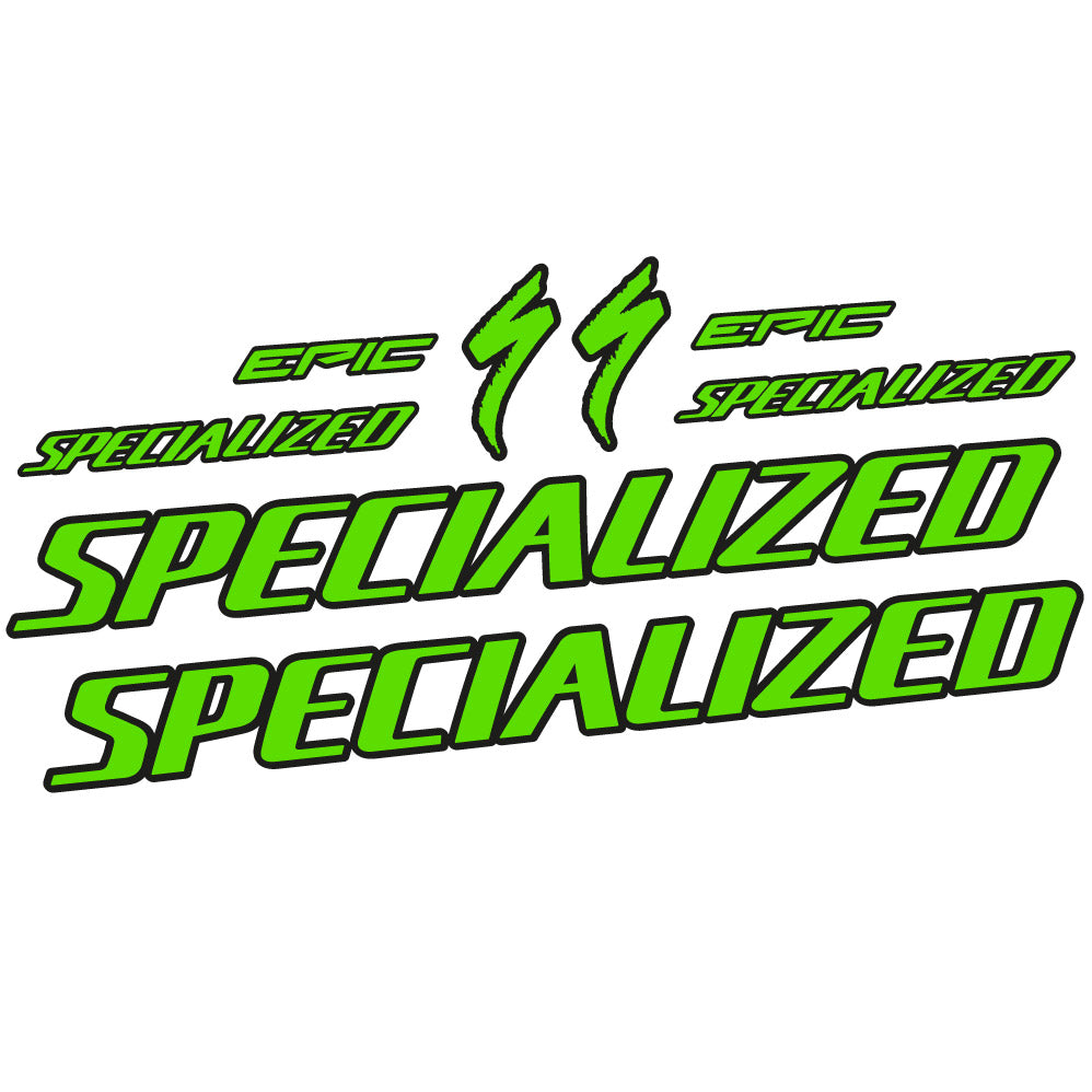Stickers Specialized Epic HT 2022 compatibles - Autocollants fourche VTT