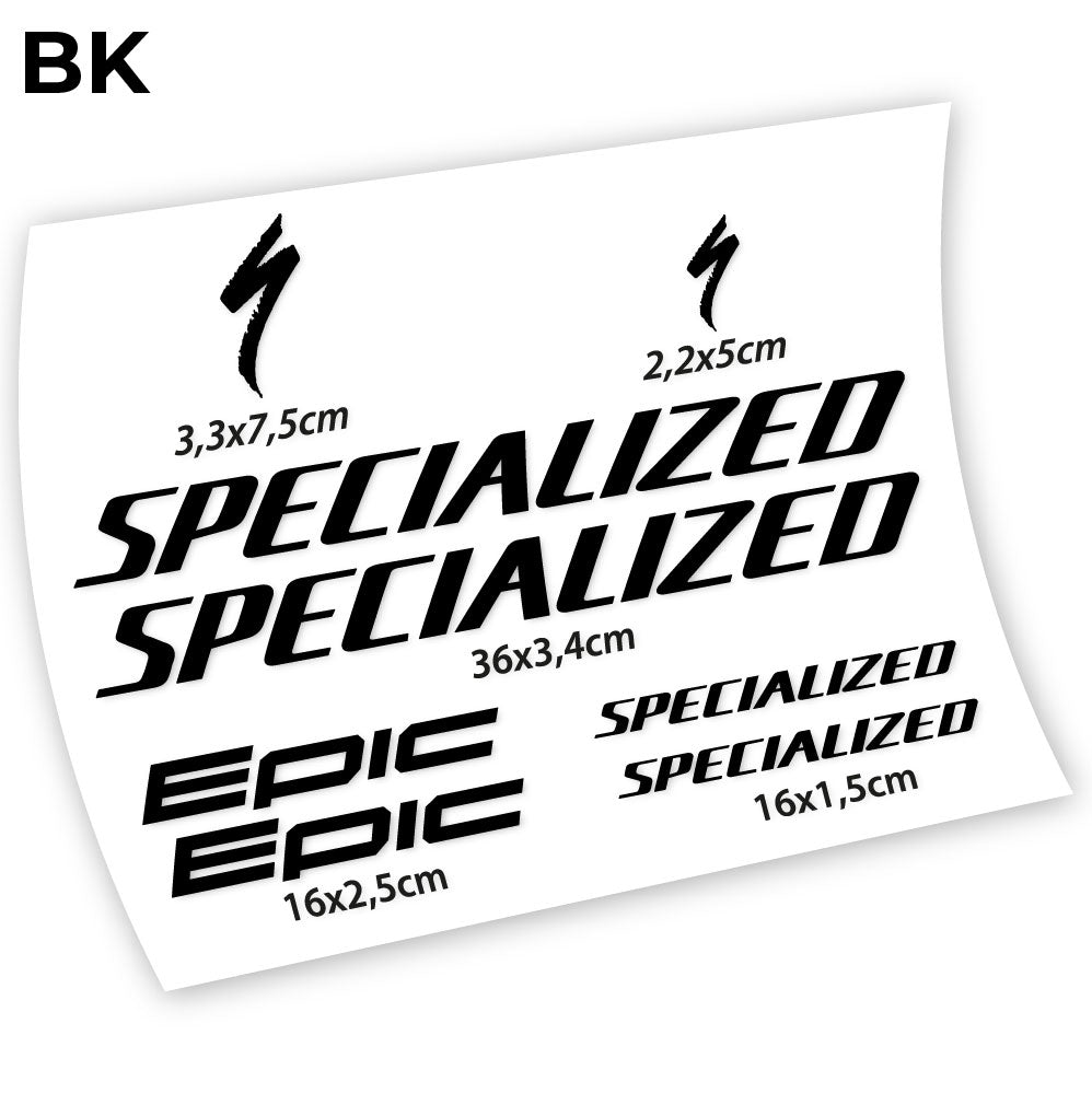 Stickers Specialized Epic compatibles Autocollants cadre