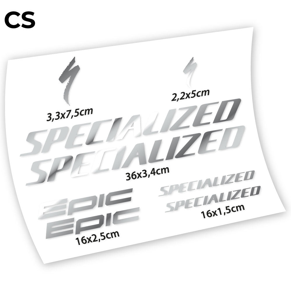 Stickers Specialized Epic compatibles Autocollants cadre