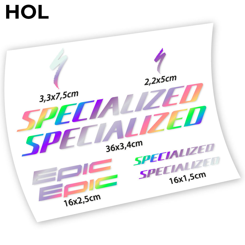 Stickers Specialized Epic compatibles Autocollants cadre