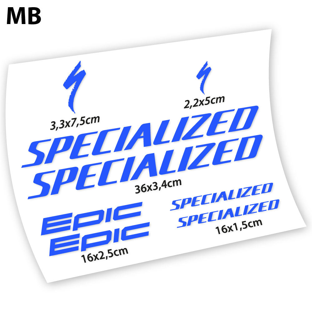Stickers Specialized Epic compatibles Autocollants cadre