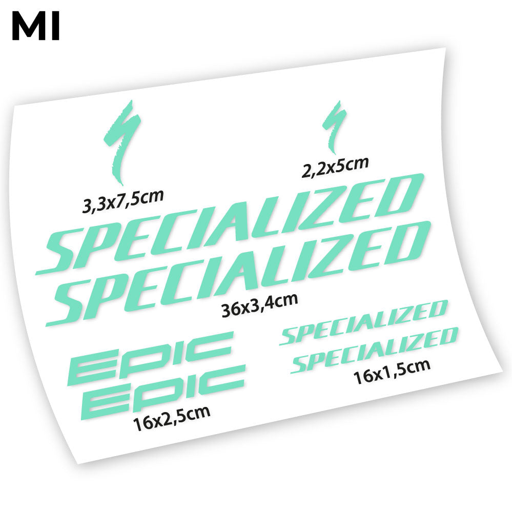 Stickers Specialized Epic compatibles Autocollants cadre
