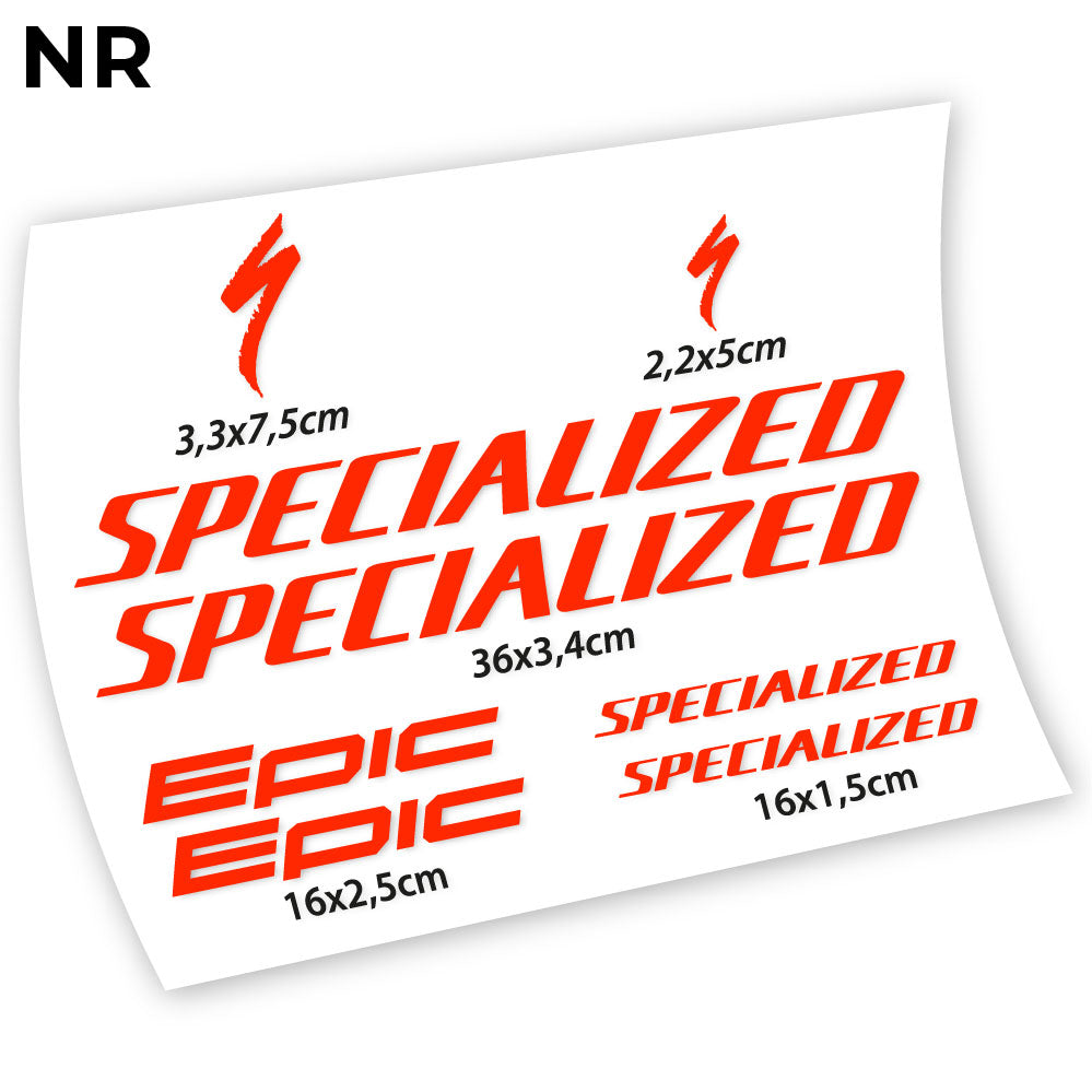 Stickers Specialized Epic compatibles Autocollants cadre