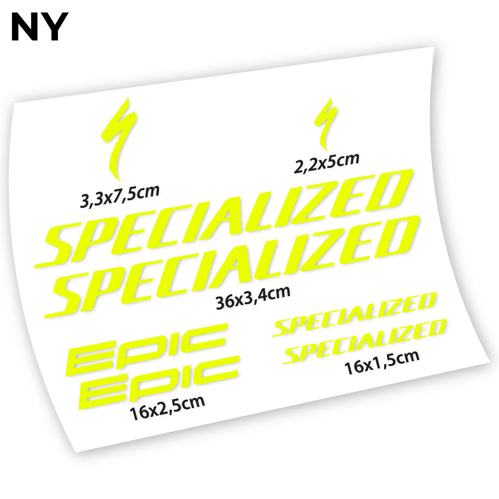 Stickers Specialized Epic compatibles Autocollants cadre