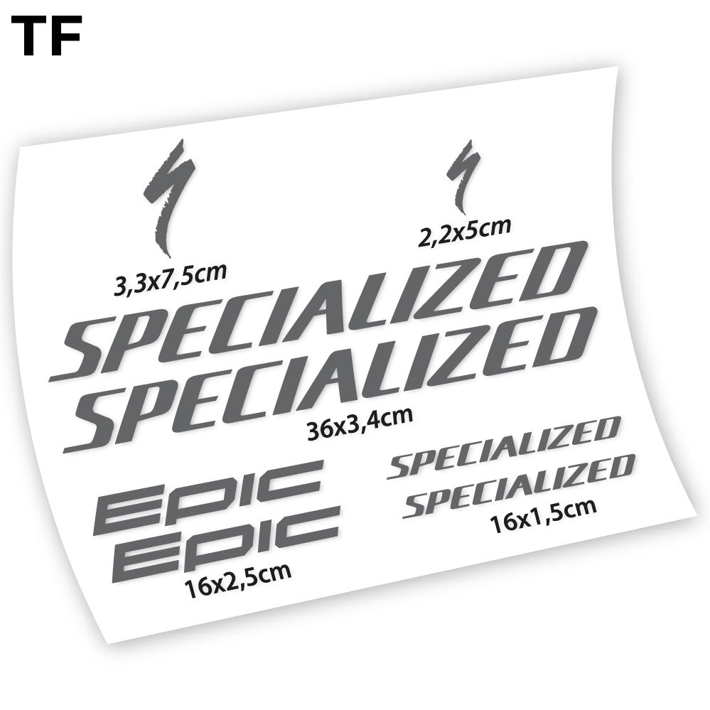 Stickers Specialized Epic compatibles Autocollants cadre