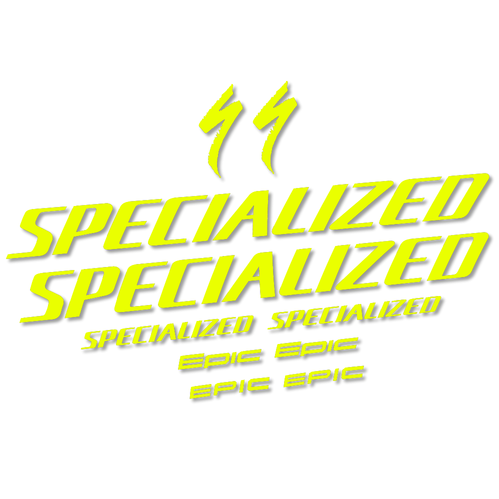 Stickers Specialized Epic compatibles - Autocollants cadre vélo