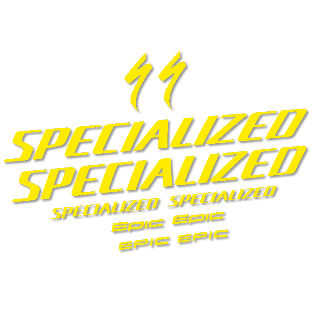 Stickers Specialized Epic compatibles - Autocollants cadre vélo
