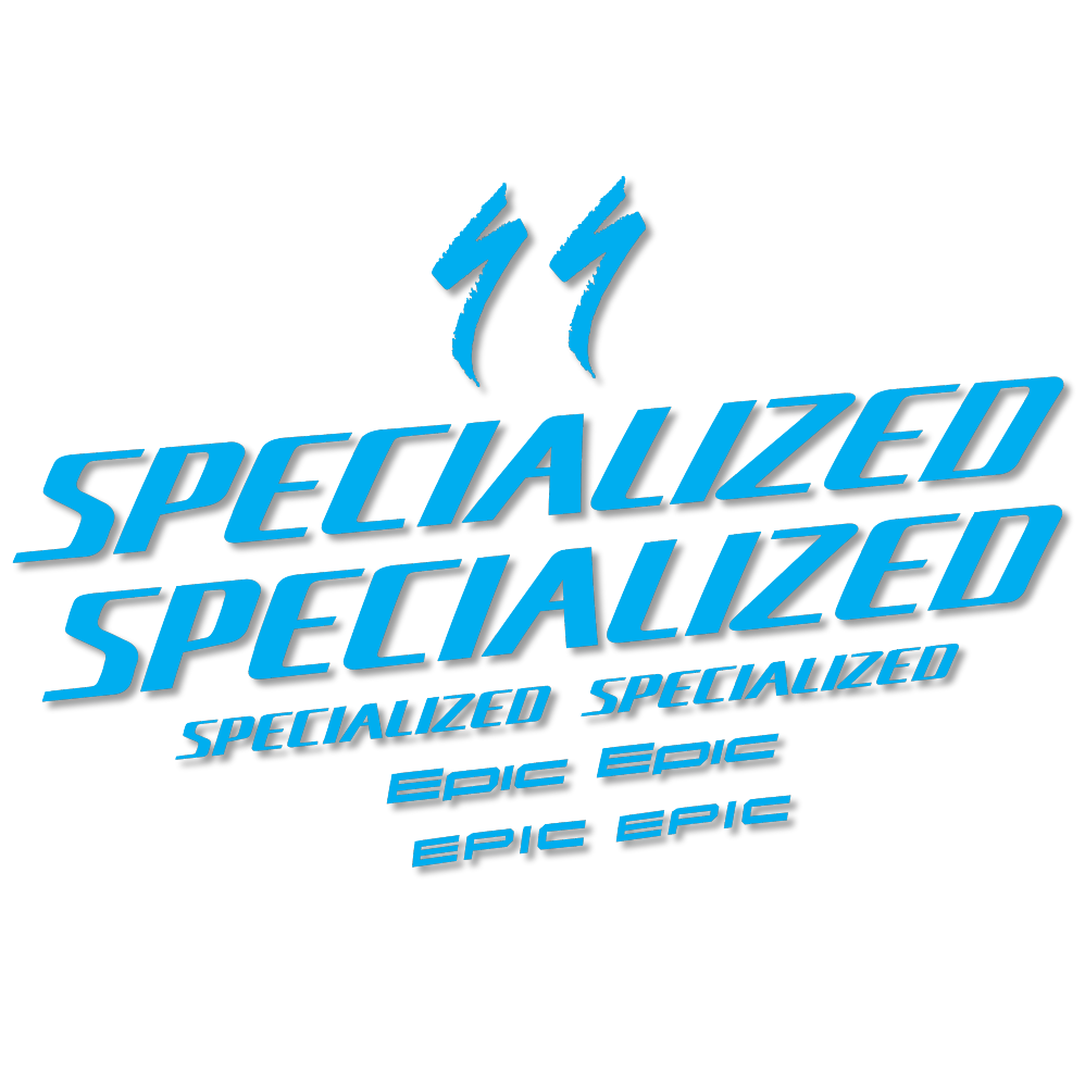 Stickers Specialized Epic compatibles - Autocollants cadre vélo