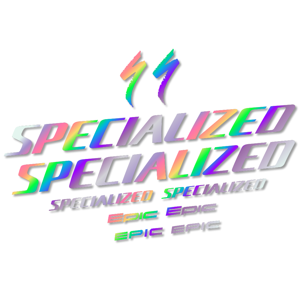 Stickers Specialized Epic compatibles - Autocollants cadre vélo
