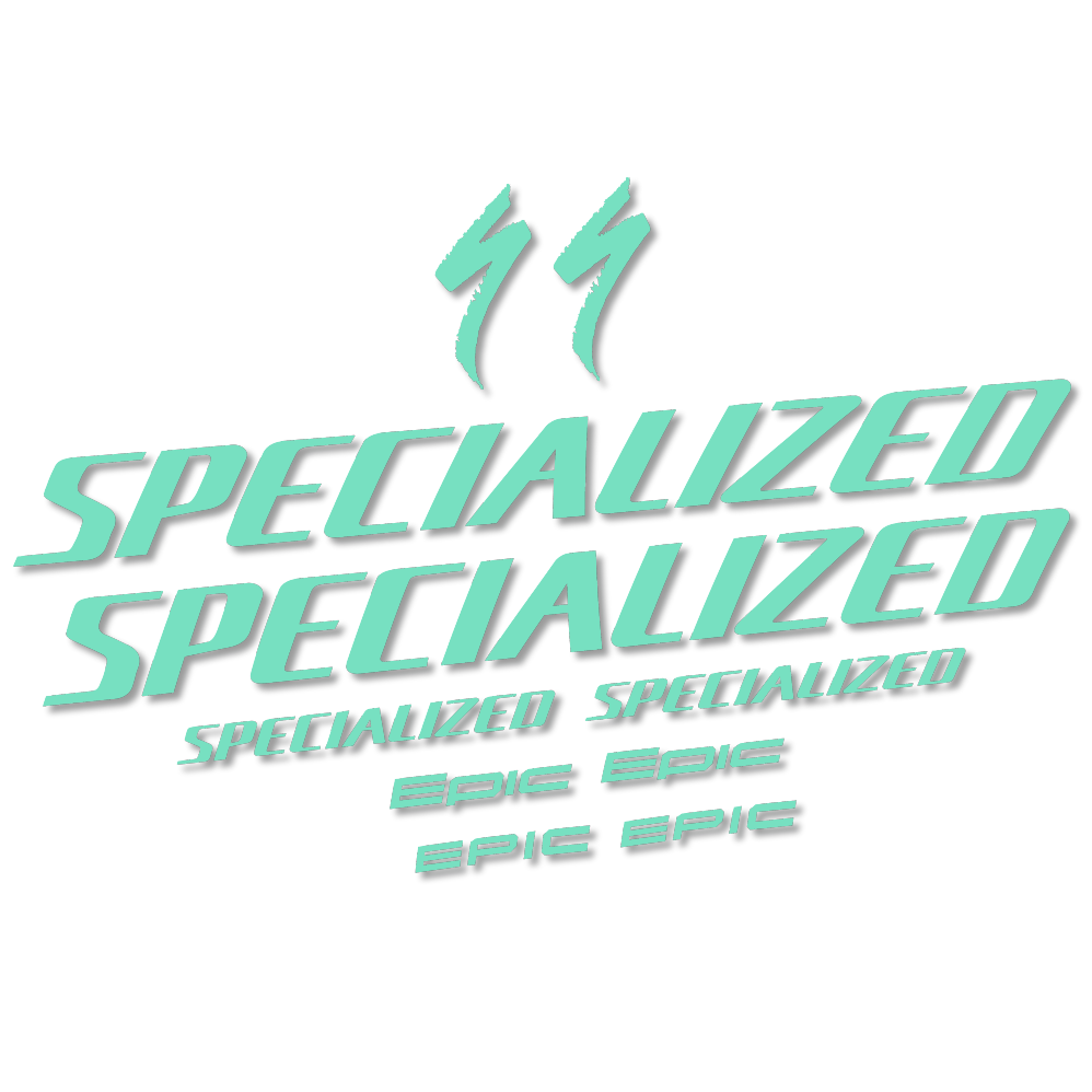Stickers Specialized Epic compatibles - Autocollants cadre vélo