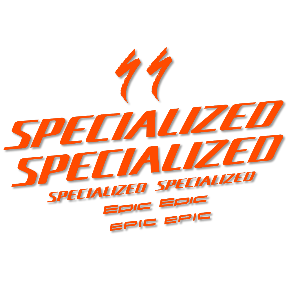 Stickers Specialized Epic compatibles - Autocollants cadre vélo