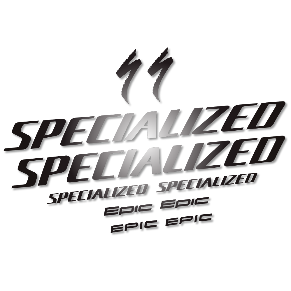 Stickers Specialized Epic compatibles - Autocollants cadre vélo