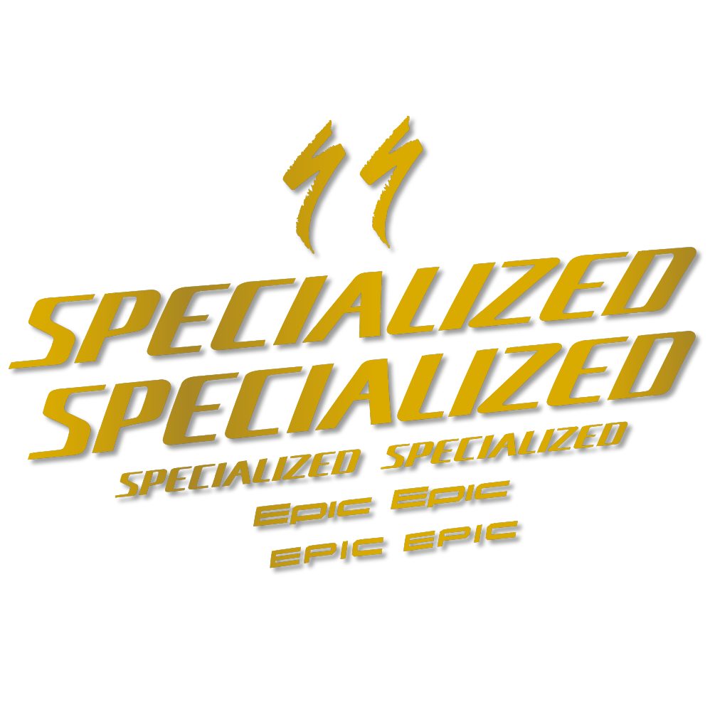 Stickers Specialized Epic compatibles - Autocollants cadre vélo