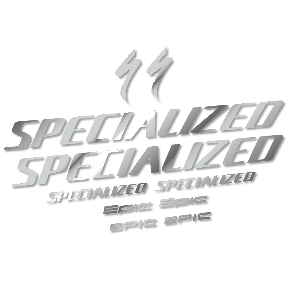 Stickers Specialized Epic compatibles - Autocollants cadre vélo