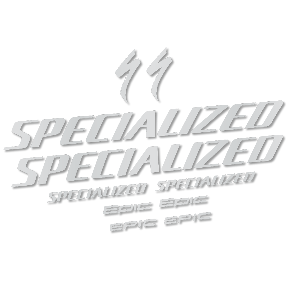 Stickers Specialized Epic compatibles - Autocollants cadre vélo
