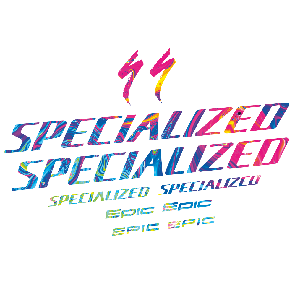 Stickers Specialized Epic compatibles - Autocollants cadre vélo