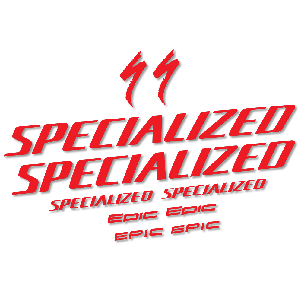 Stickers Specialized Epic compatibles - Autocollants cadre vélo