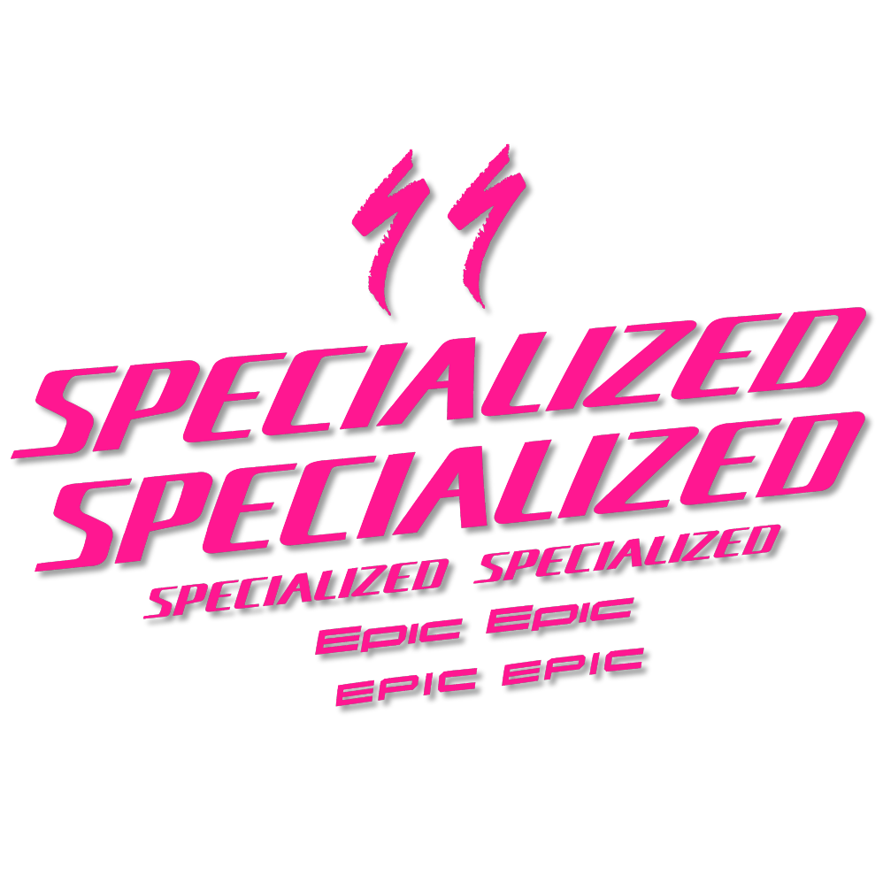 Stickers Specialized Epic compatibles - Autocollants cadre vélo