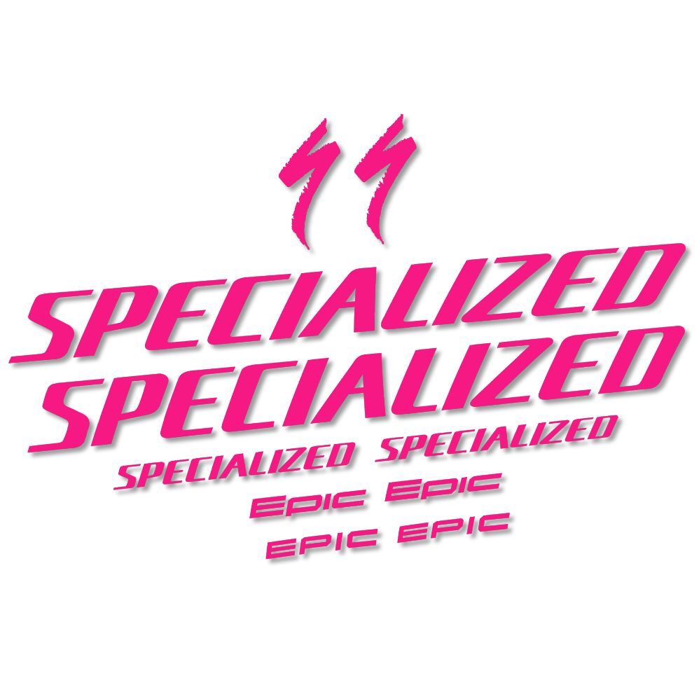 Stickers Specialized Epic compatibles - Autocollants cadre vélo