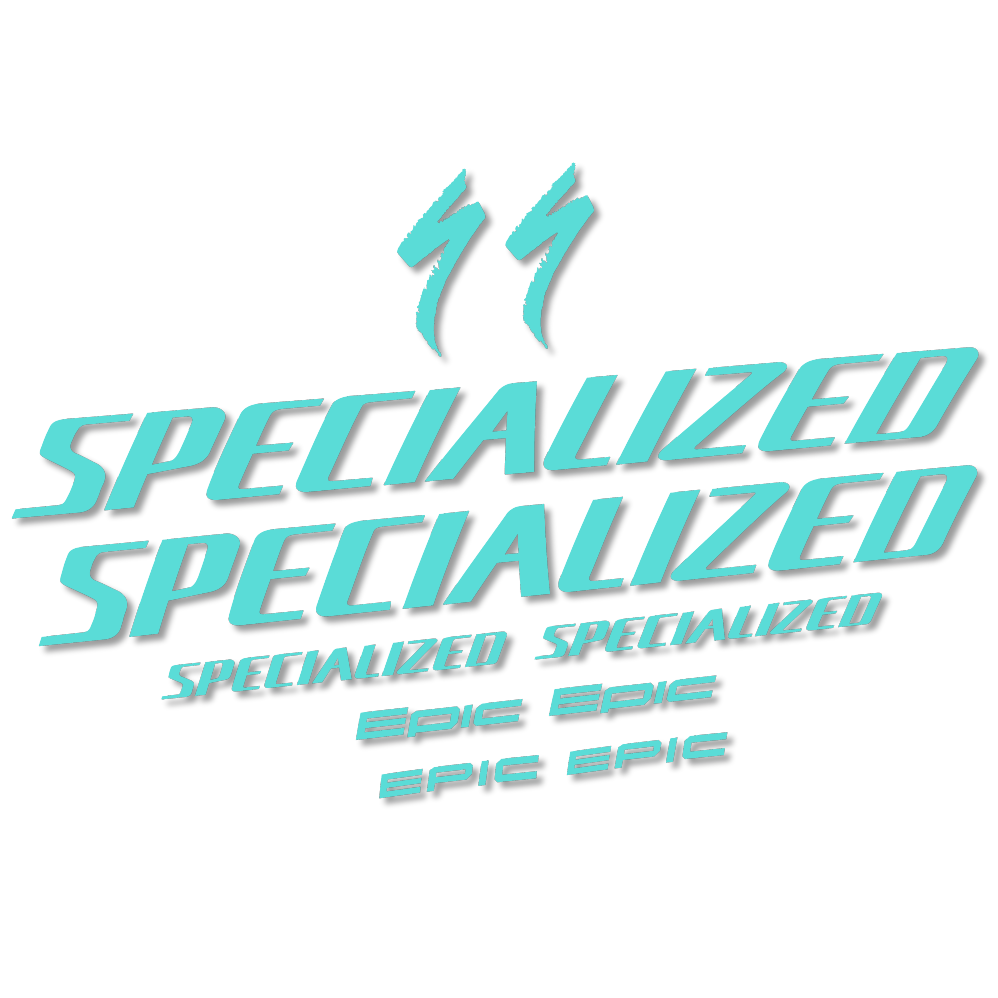 Stickers Specialized Epic compatibles - Autocollants cadre vélo
