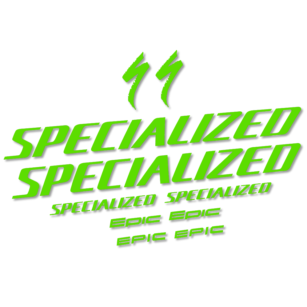 Stickers Specialized Epic compatibles - Autocollants cadre vélo