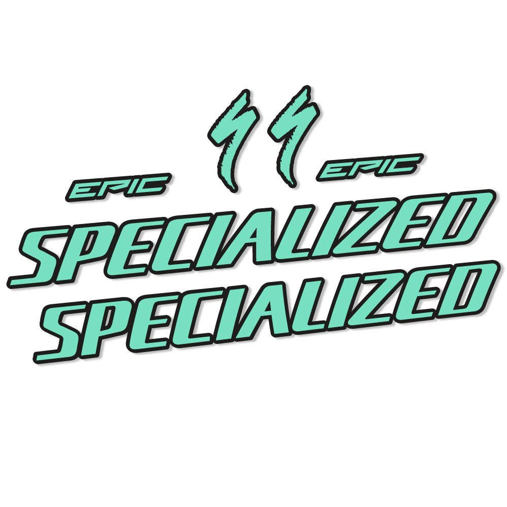 Stickers Specialized Epic Evo Expert 2022 compatibles - Autocollants cadre vélo
