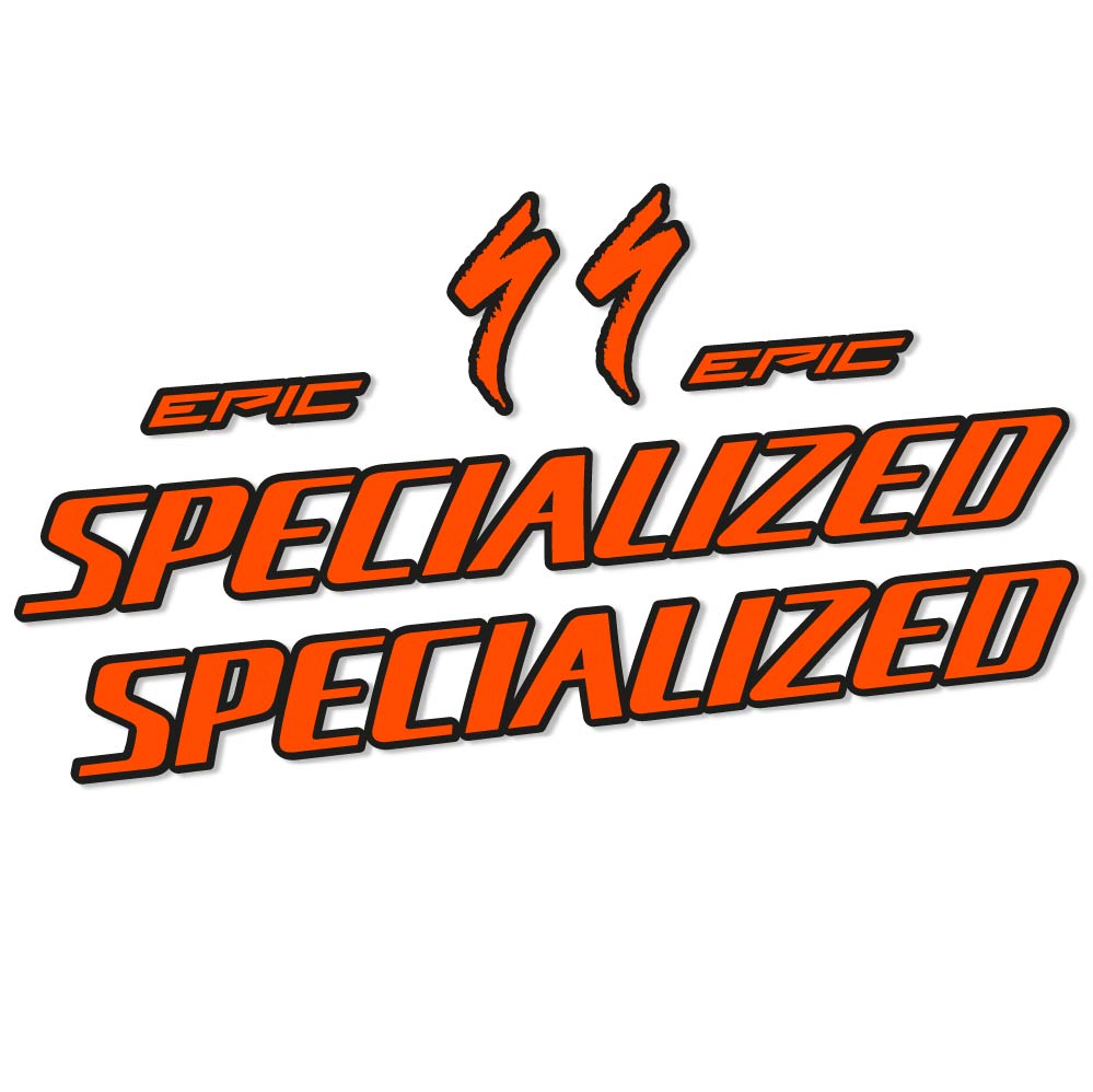 Stickers Specialized Epic Evo Expert 2022 compatibles - Autocollants cadre vélo