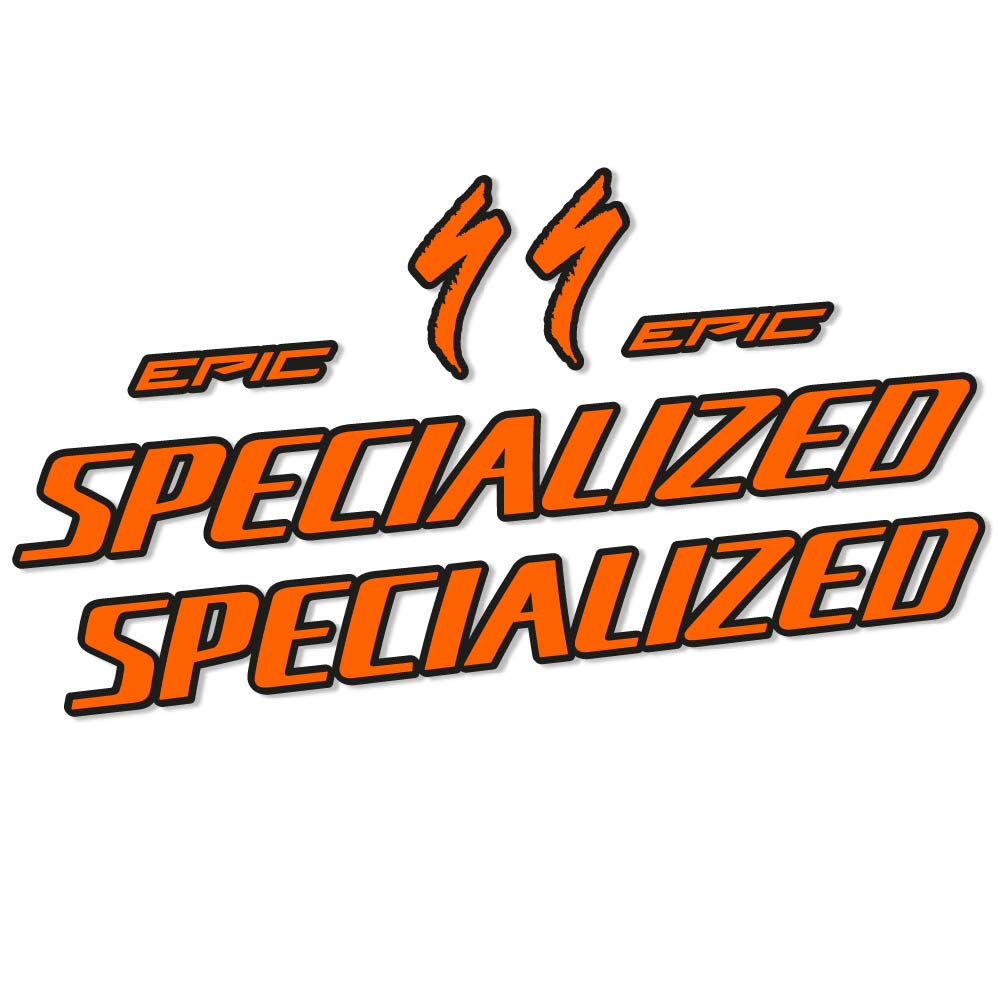 Stickers Specialized Epic Evo Expert 2022 compatibles - Autocollants cadre vélo