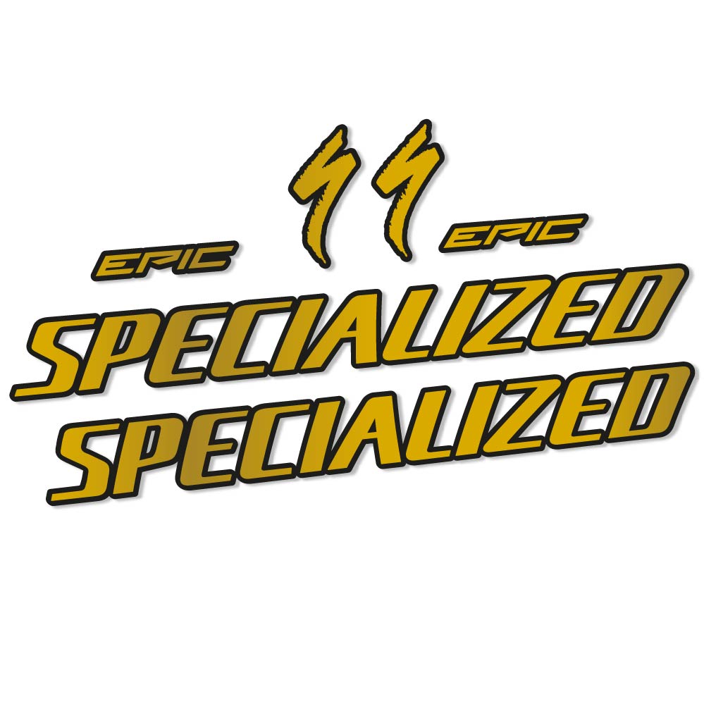 Stickers Specialized Epic Evo Expert 2022 compatibles - Autocollants cadre vélo