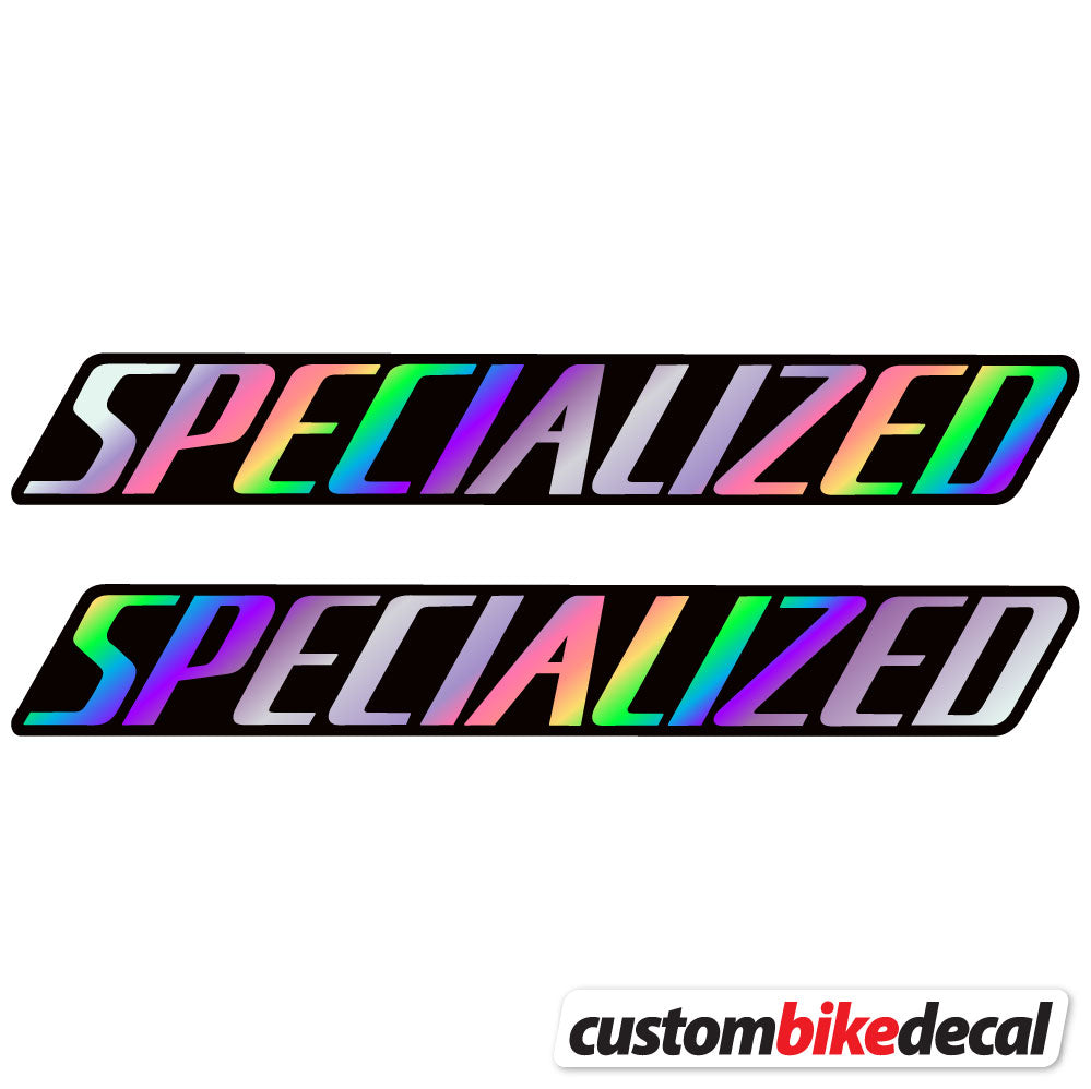 Hollographic decal for Specialized Square frame – bike sticker vinyl