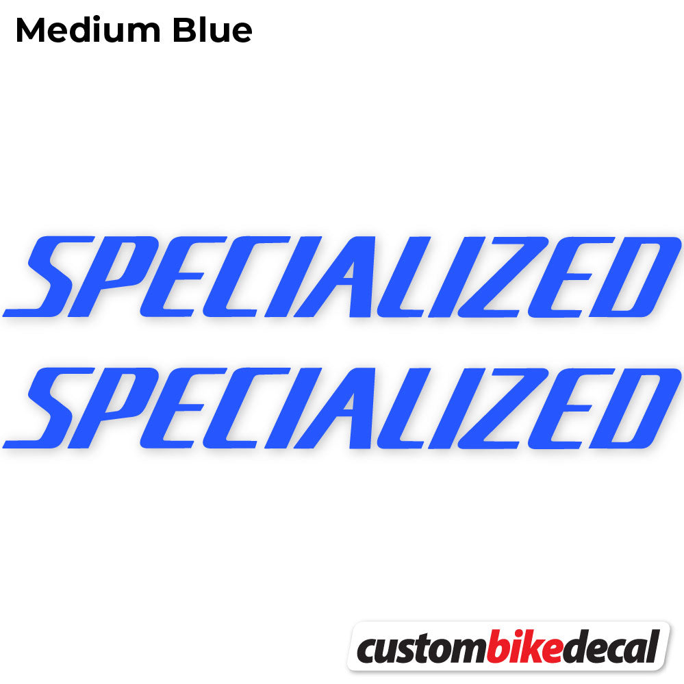 Medium Blue decal for Specialized Square frame – bike sticker vinyl