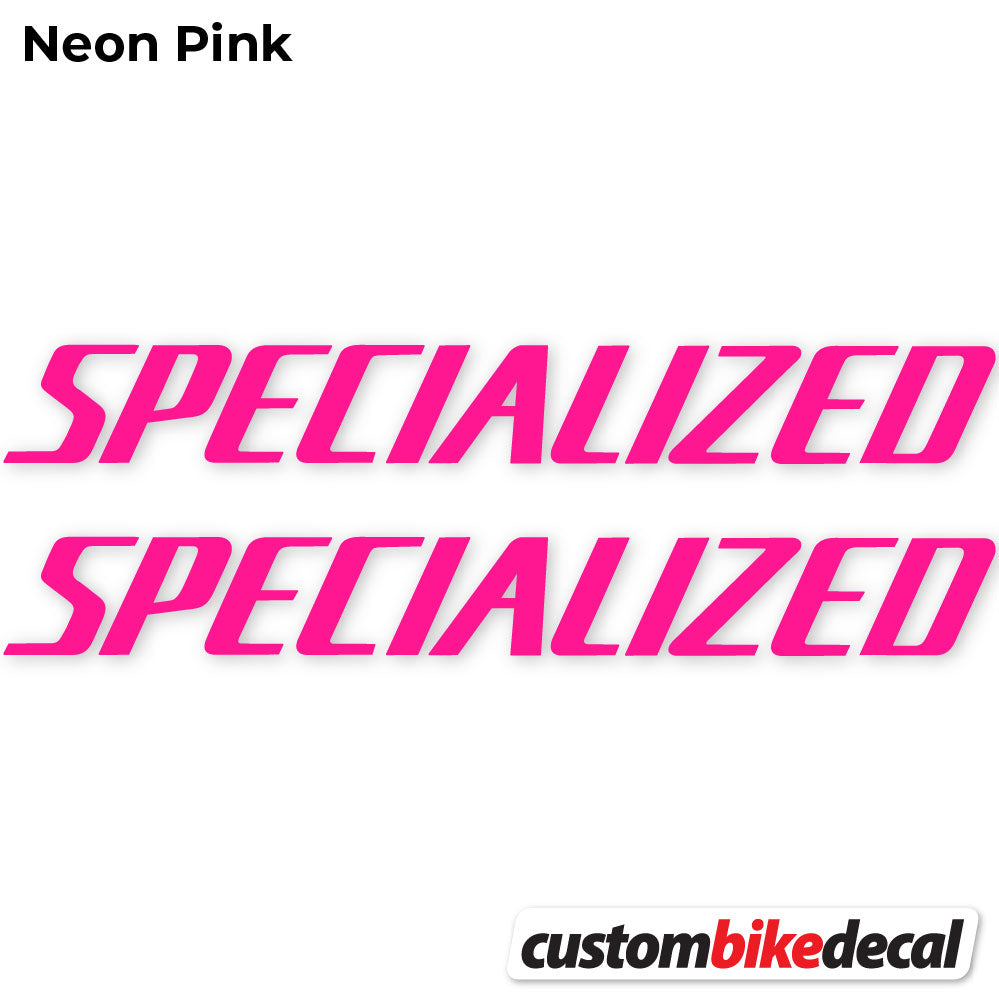 Neon Pink decal for Specialized Square frame – bike sticker vinyl